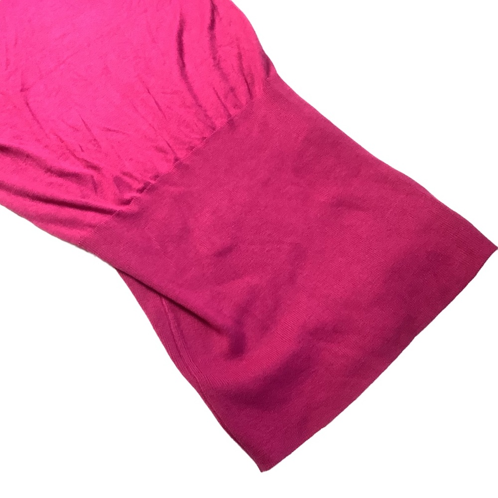 Small Raspberry Rebecca Taylor Open Back Dress Ca… - image 4